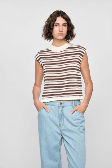 Palmer Stripe Knit Tank