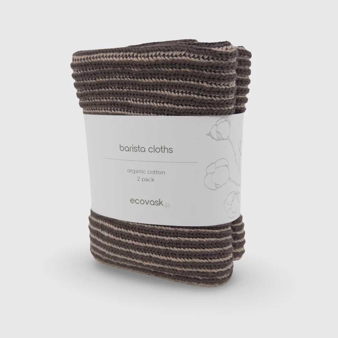 Barista Cloths Pack 2 Chocolate