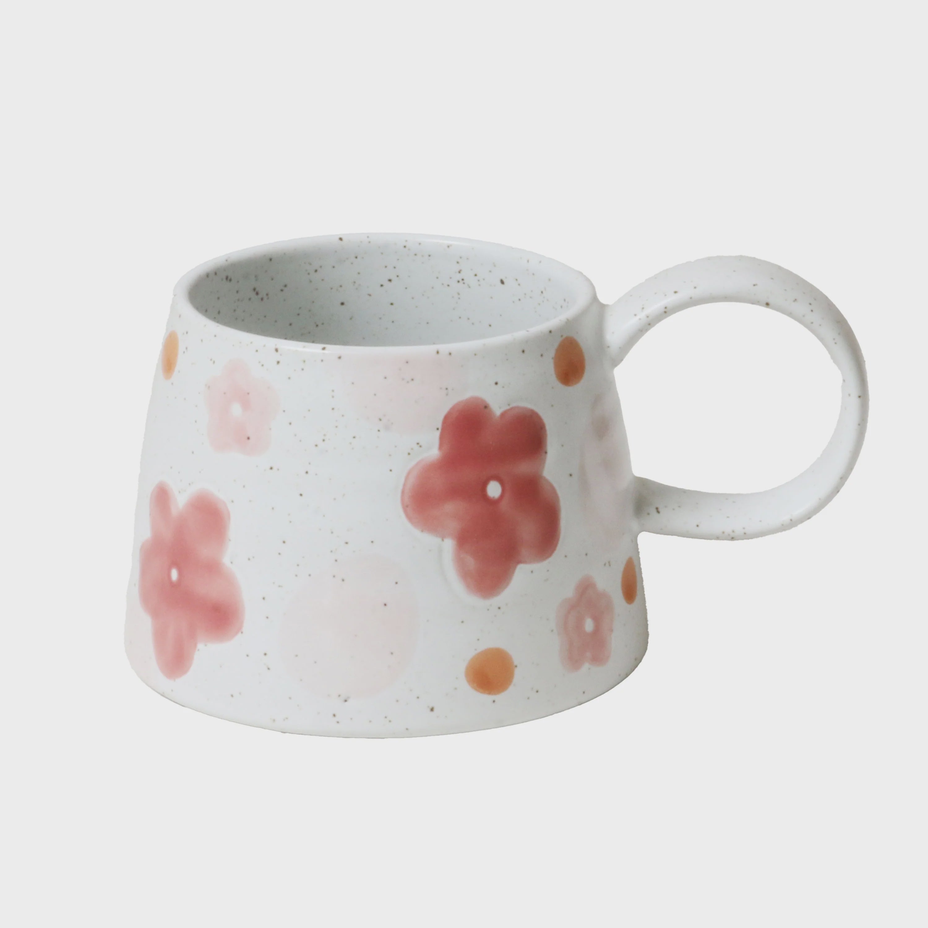 Barbara Large Handled Mug / Flower Garden