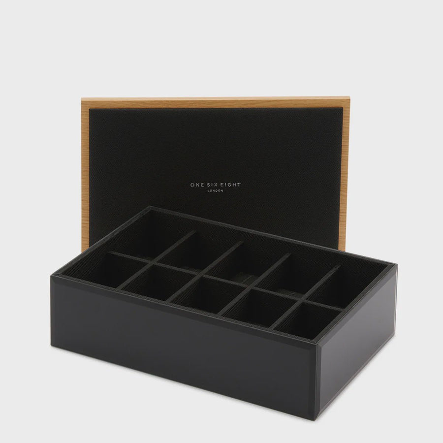 Emerson Large Men's Watch / Cufflink Box - Kohl and Soda