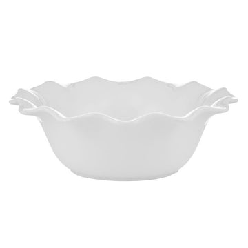 Macy Round Bowl white 23x24x8cm