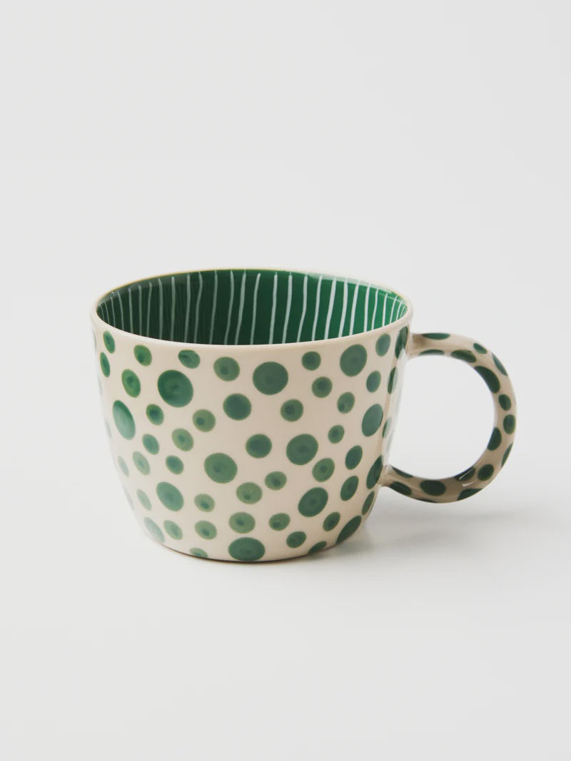 Chino Mug Green Spot