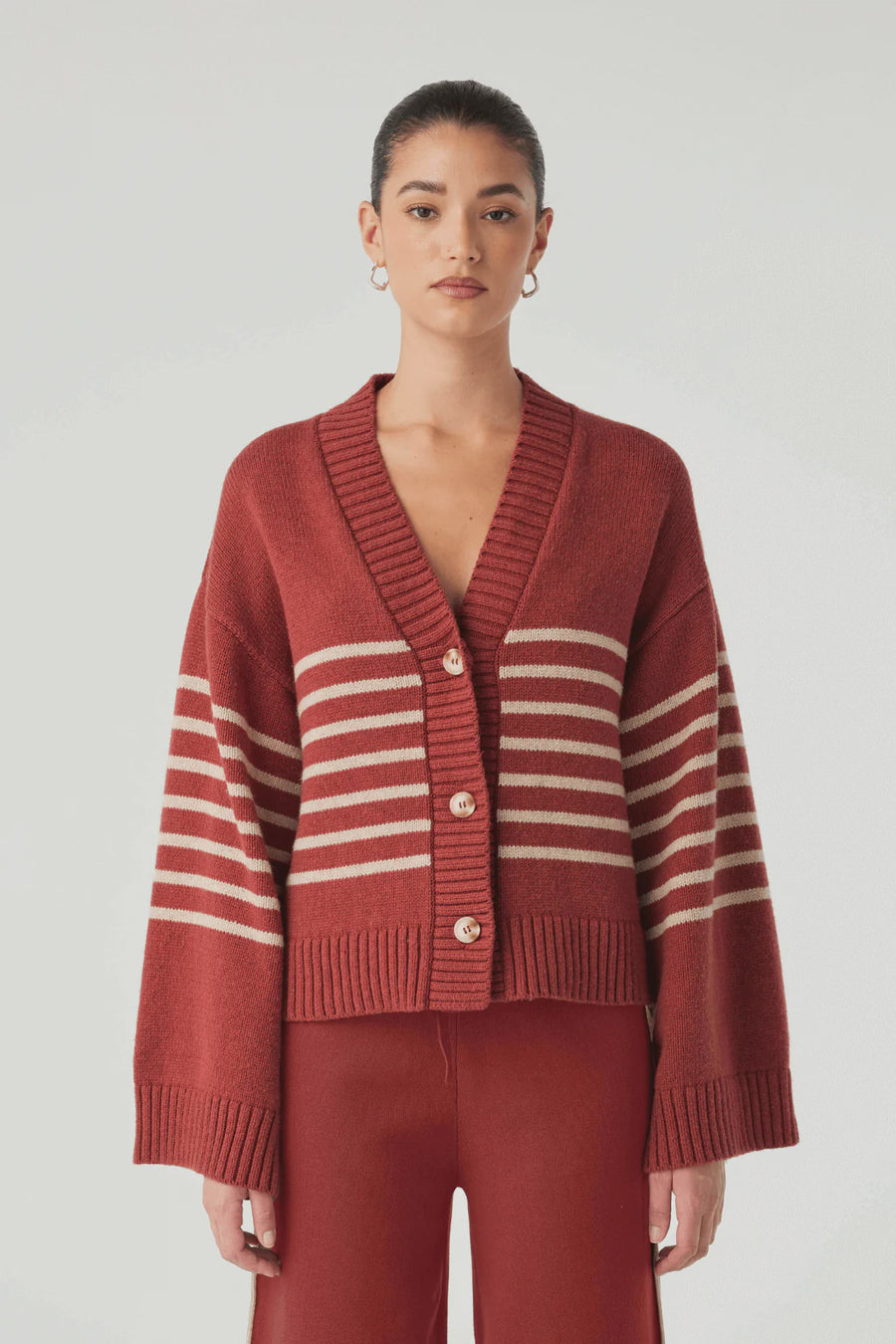 Aiko Cardigan - Half Red