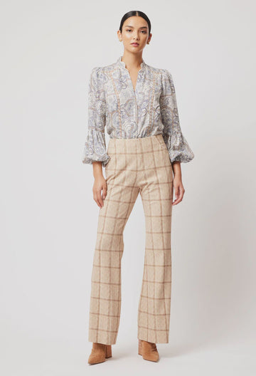 Getty Ponte Flared Pants - Kohl and Soda