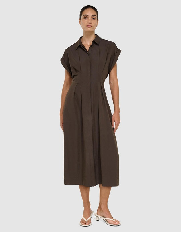 Lucienne Midi Shirtdress