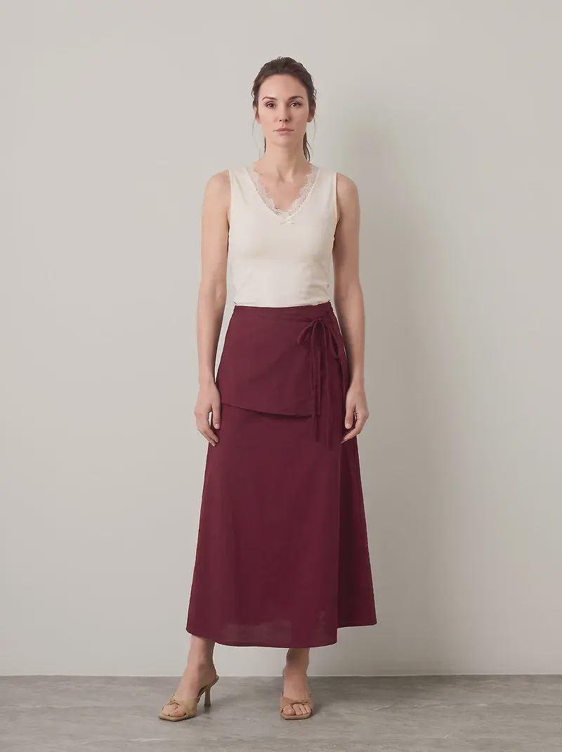 Lola Overlay Midi Skirt