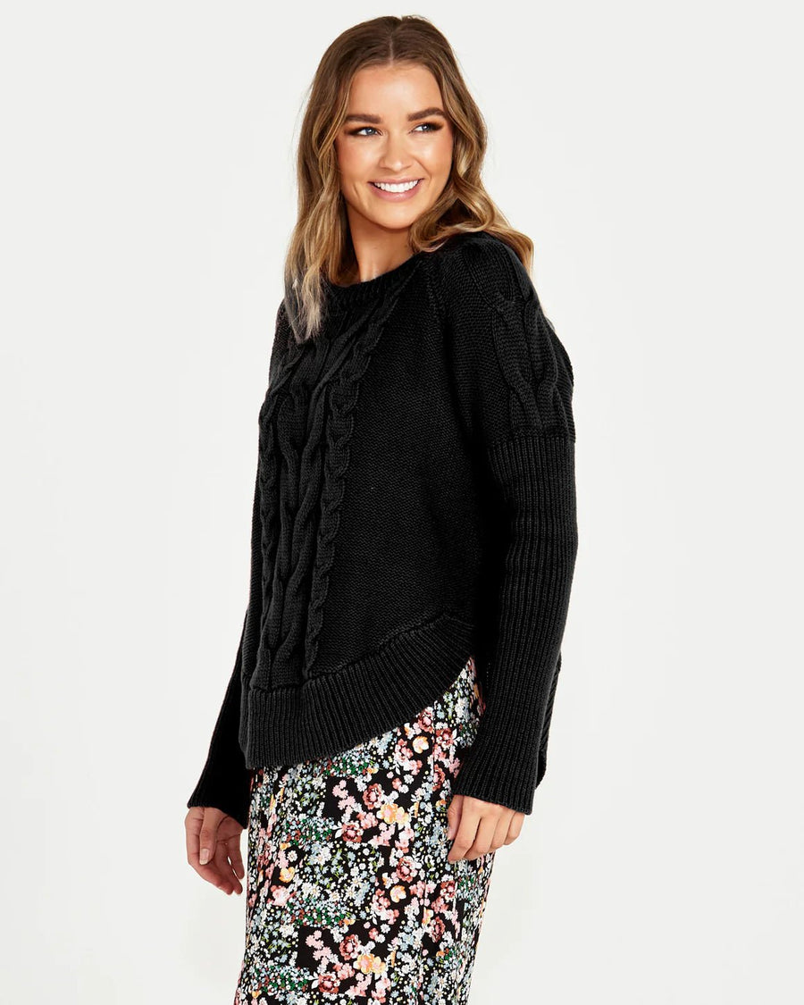 Jacinta Cable Knit Jumper 2 colours - Kohl and Soda