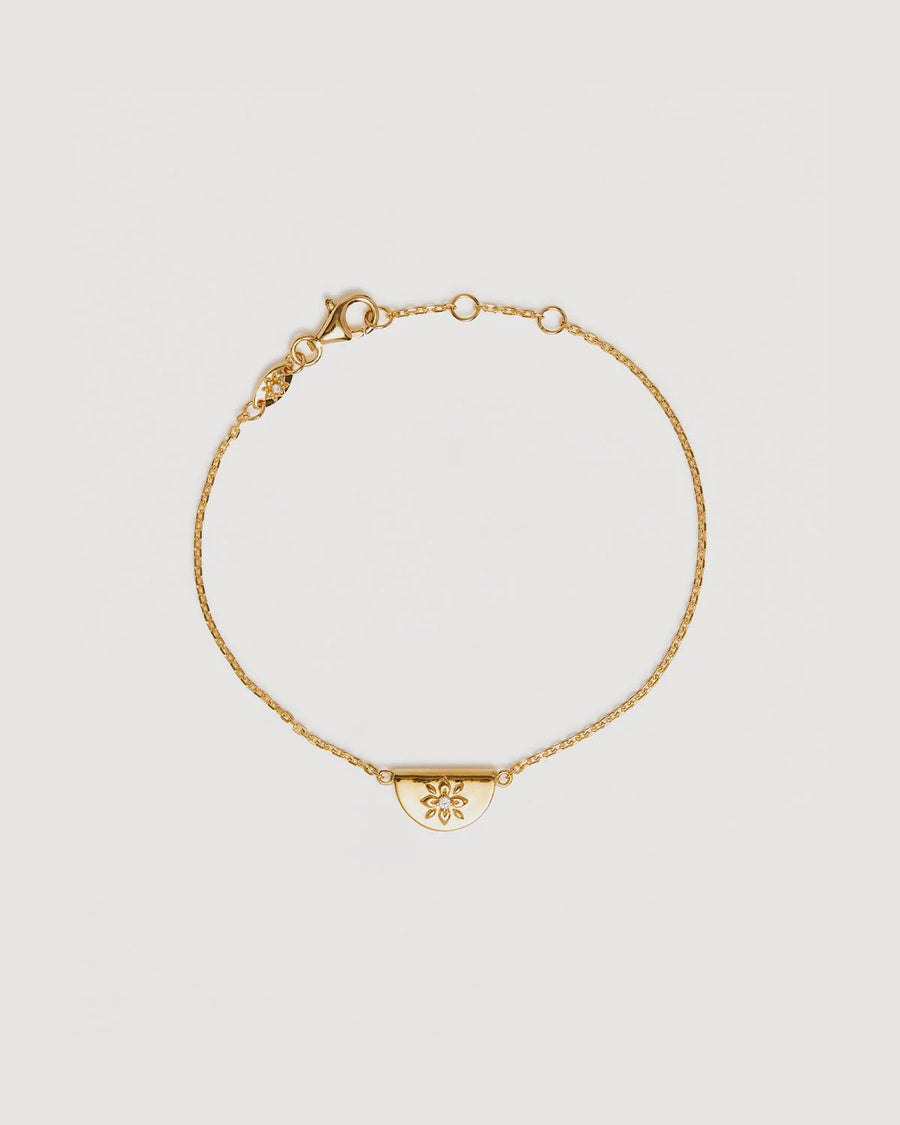 Lotus Bracelet 18K Gold - Kohl and Soda