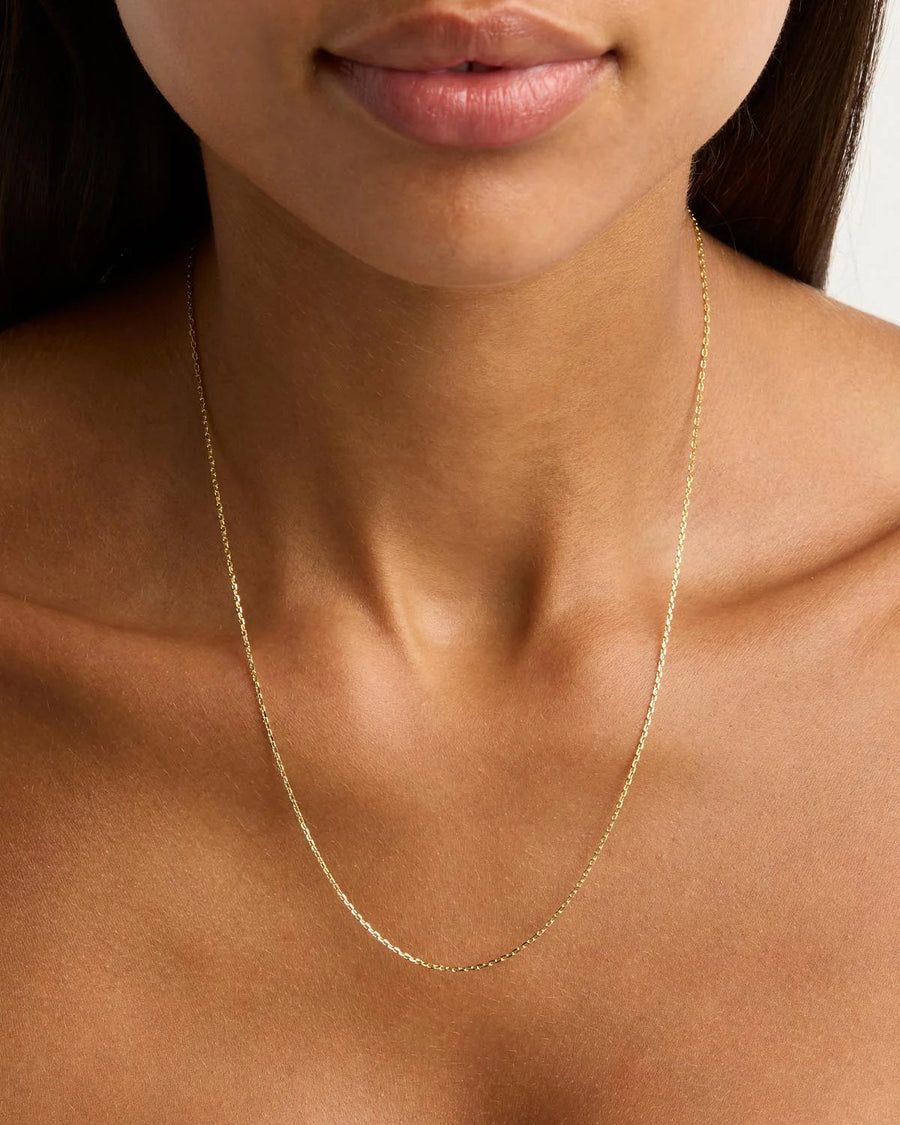 Gold 21" Signature Chain Necklace