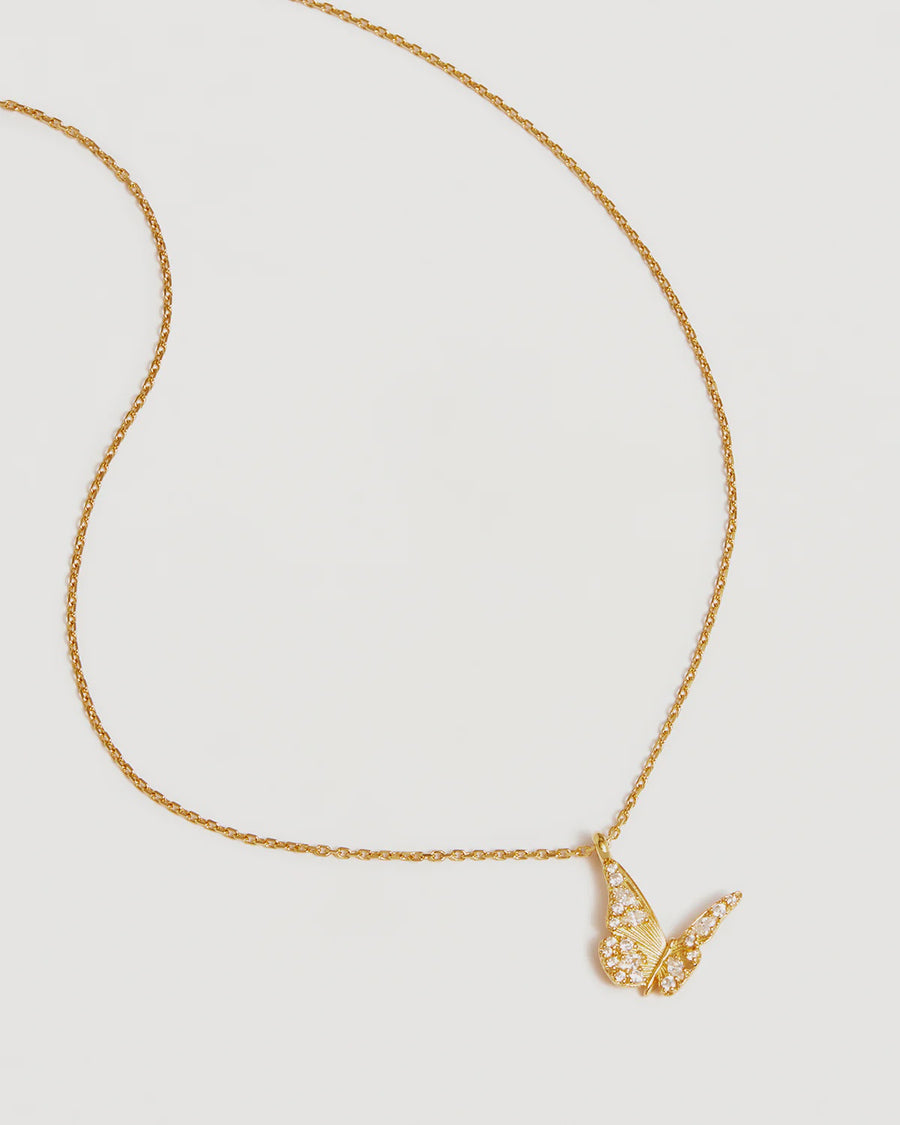 Wanderlust Necklace 18k Gold Vermeil