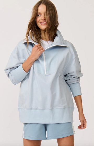 Nova Half Zip Sweater Sky