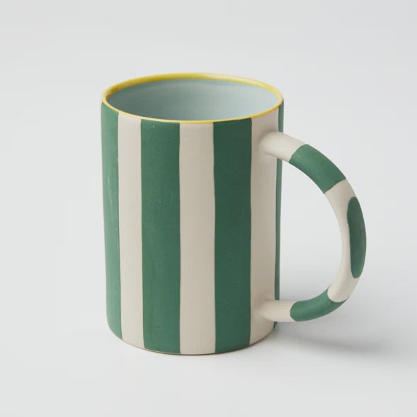 Happy Stripe Green Mug