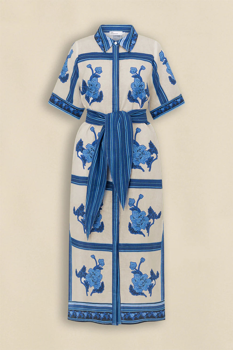 Roam Dress - Azure Collage