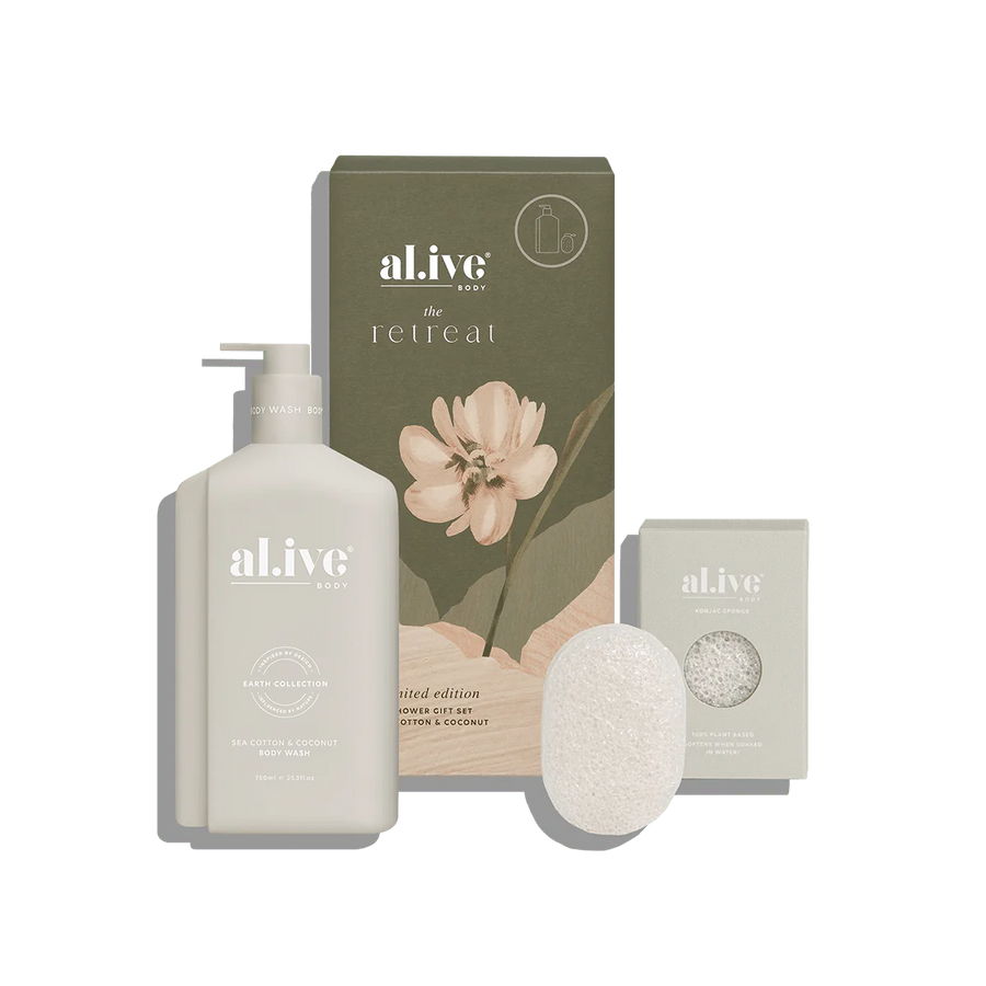 The Retreat Shower Gift Set - Sea Cotton & Coconut