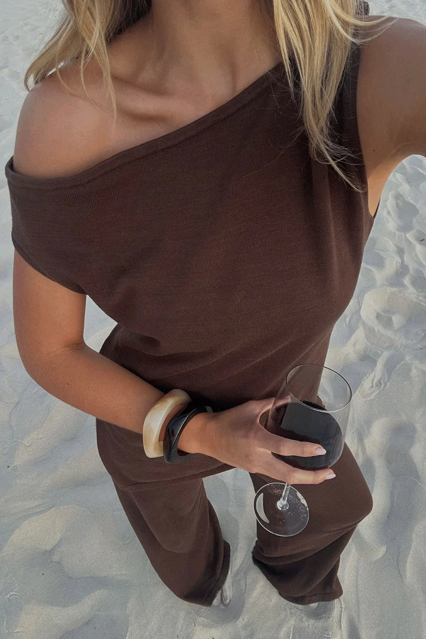 Olympia Asym Top - Espresso