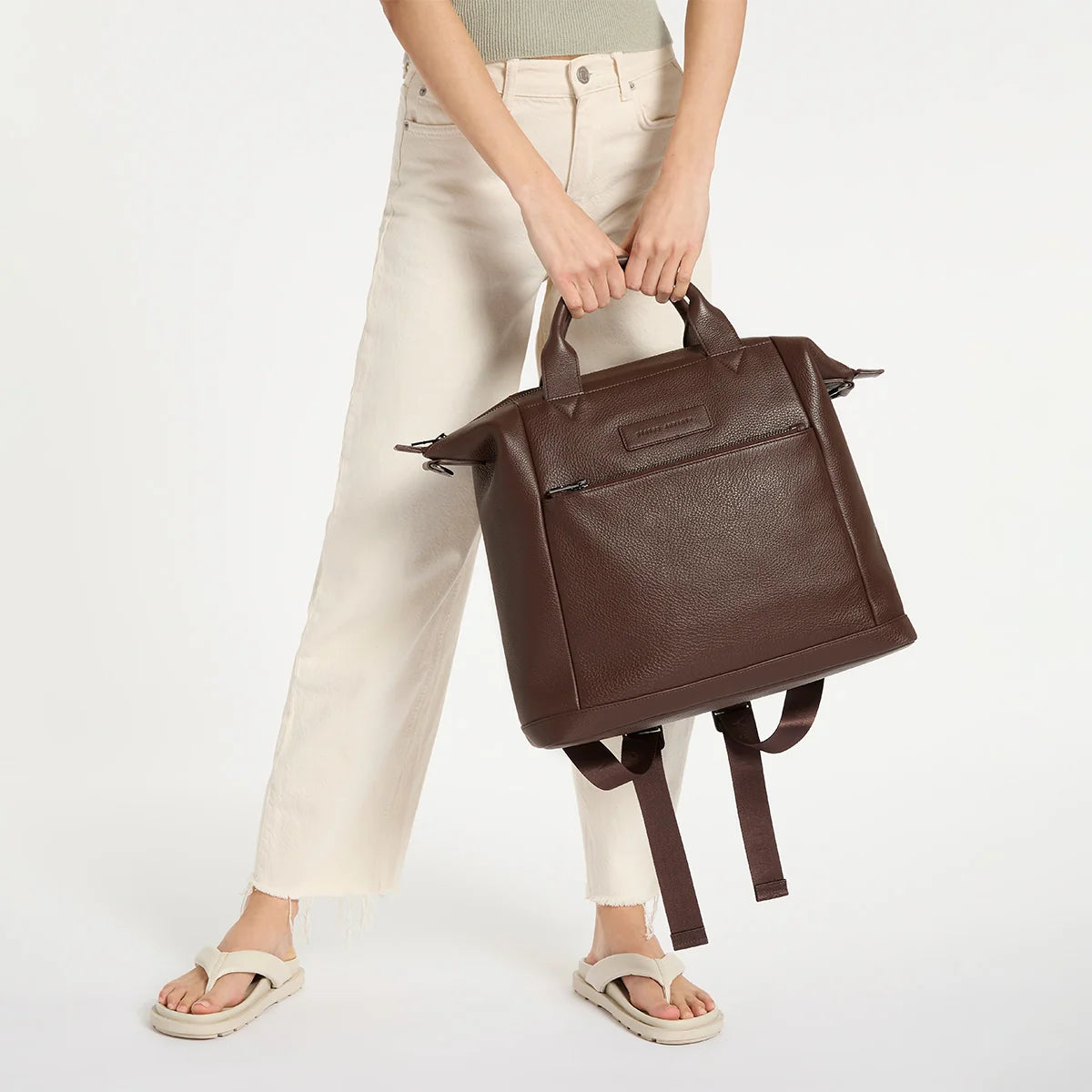 Comes in Waves Bag - Cocoa