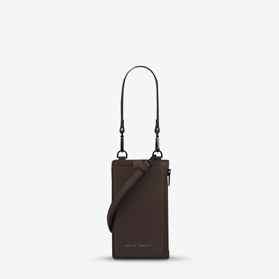 Voyager Leather Crossbody Bag - Cocoa