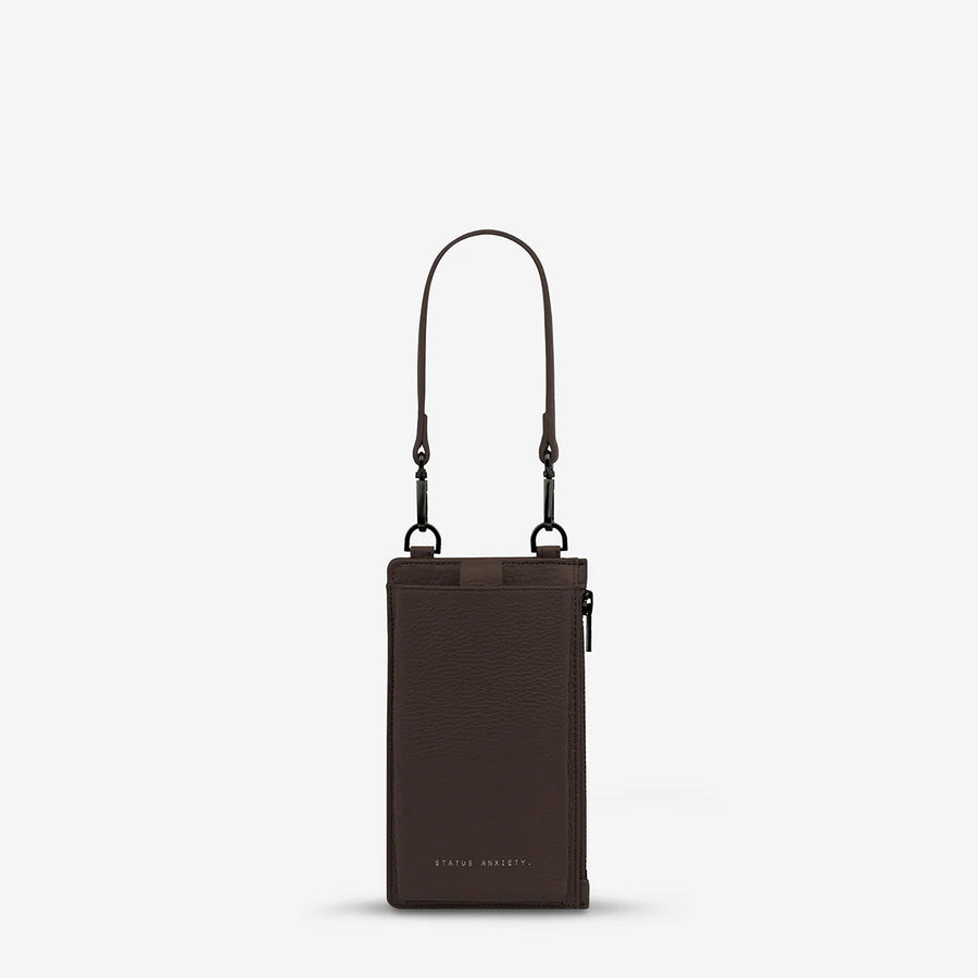 Voyager Leather Crossbody Bag - Cocoa