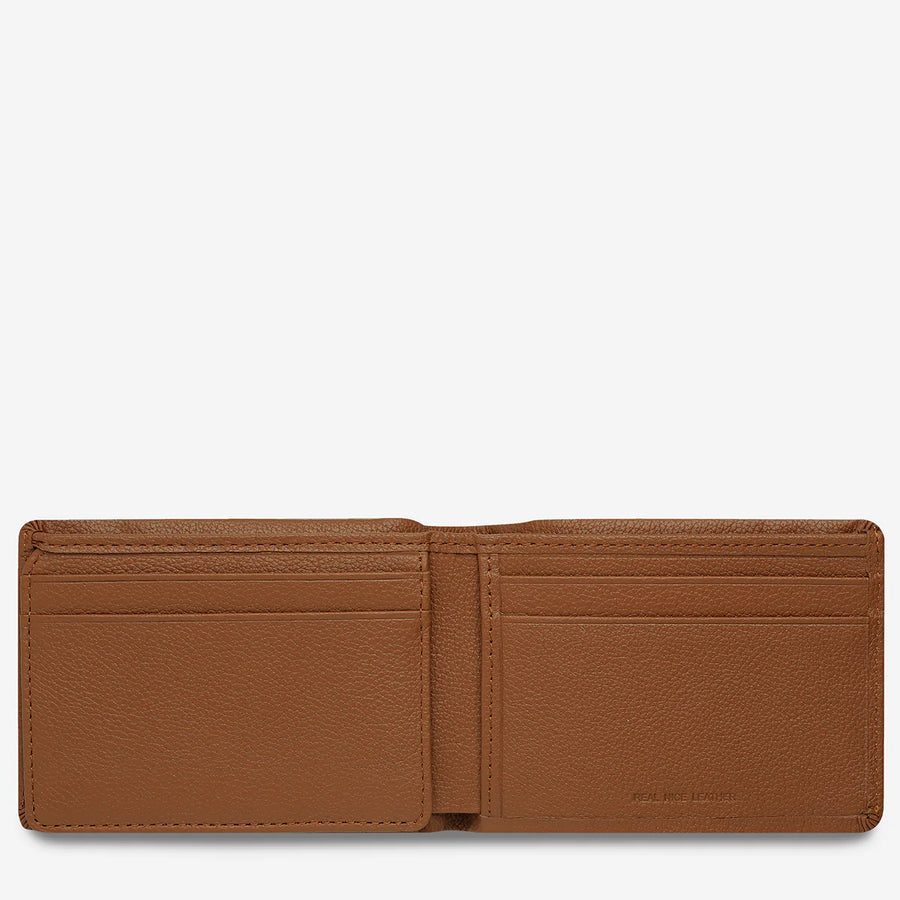 Jonah Mens Camel Leather Wallet