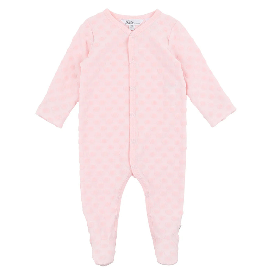 Pink Spot LS Romper