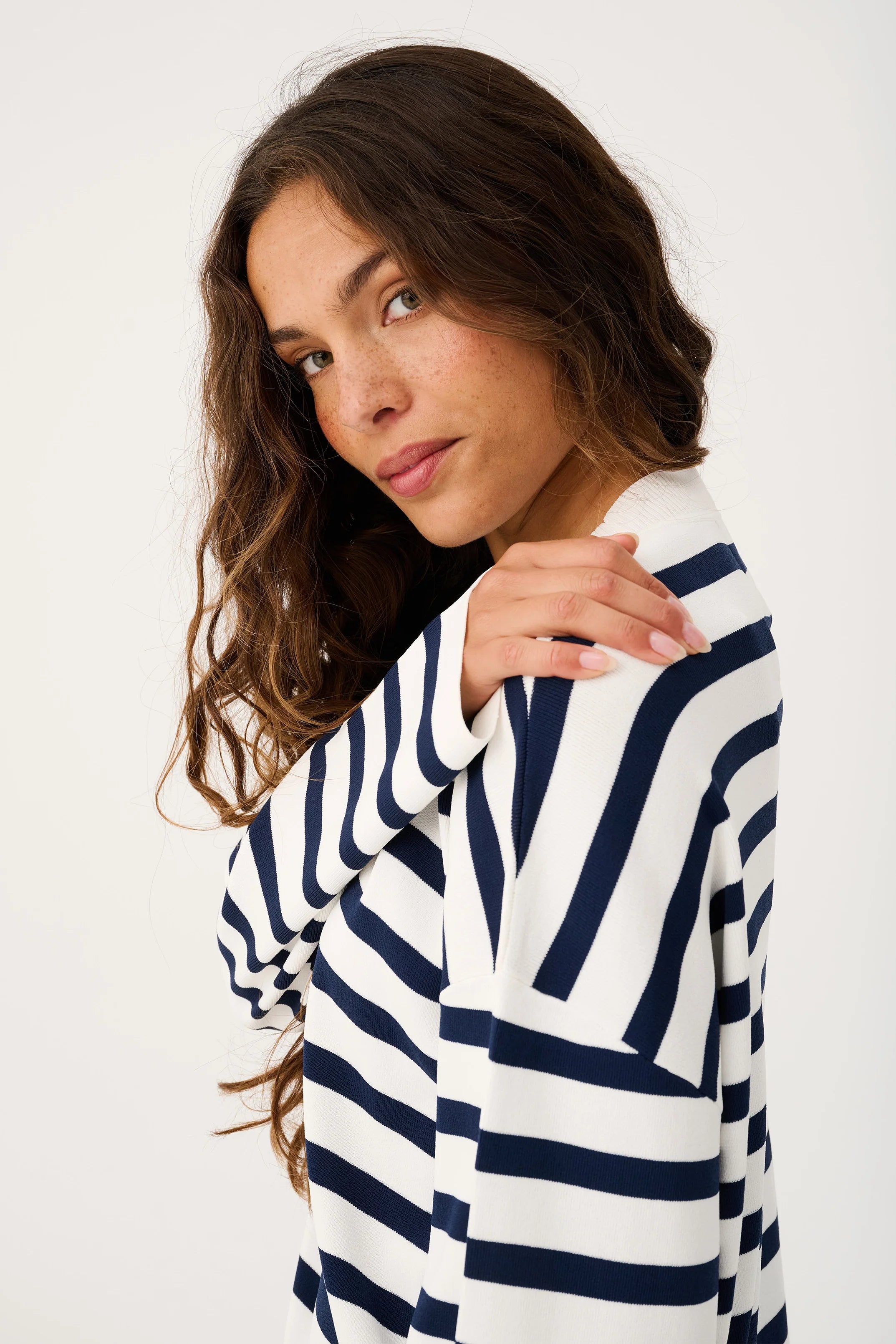 Rae Knit Navy Stripe