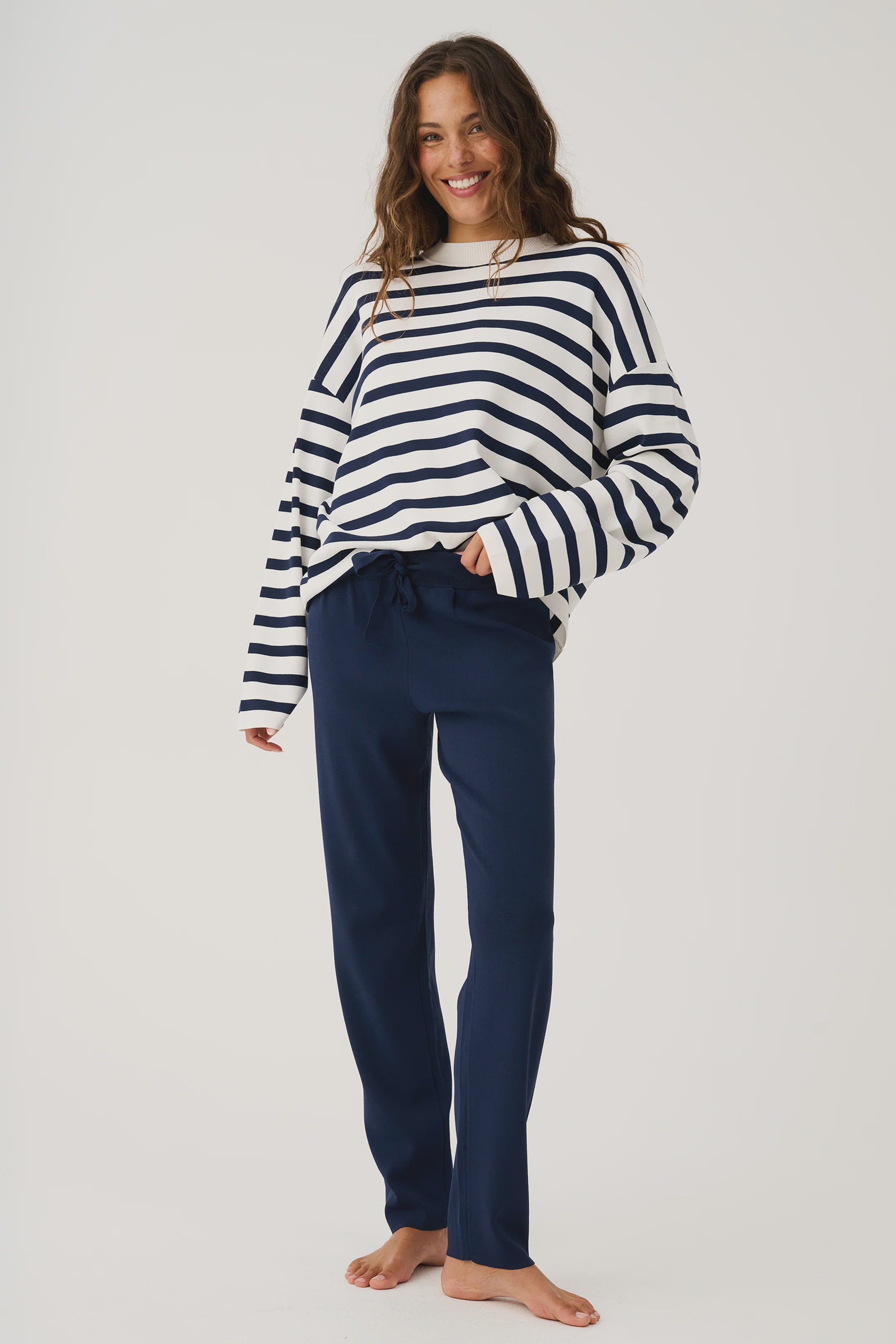 Pennie Knit Pant Navy