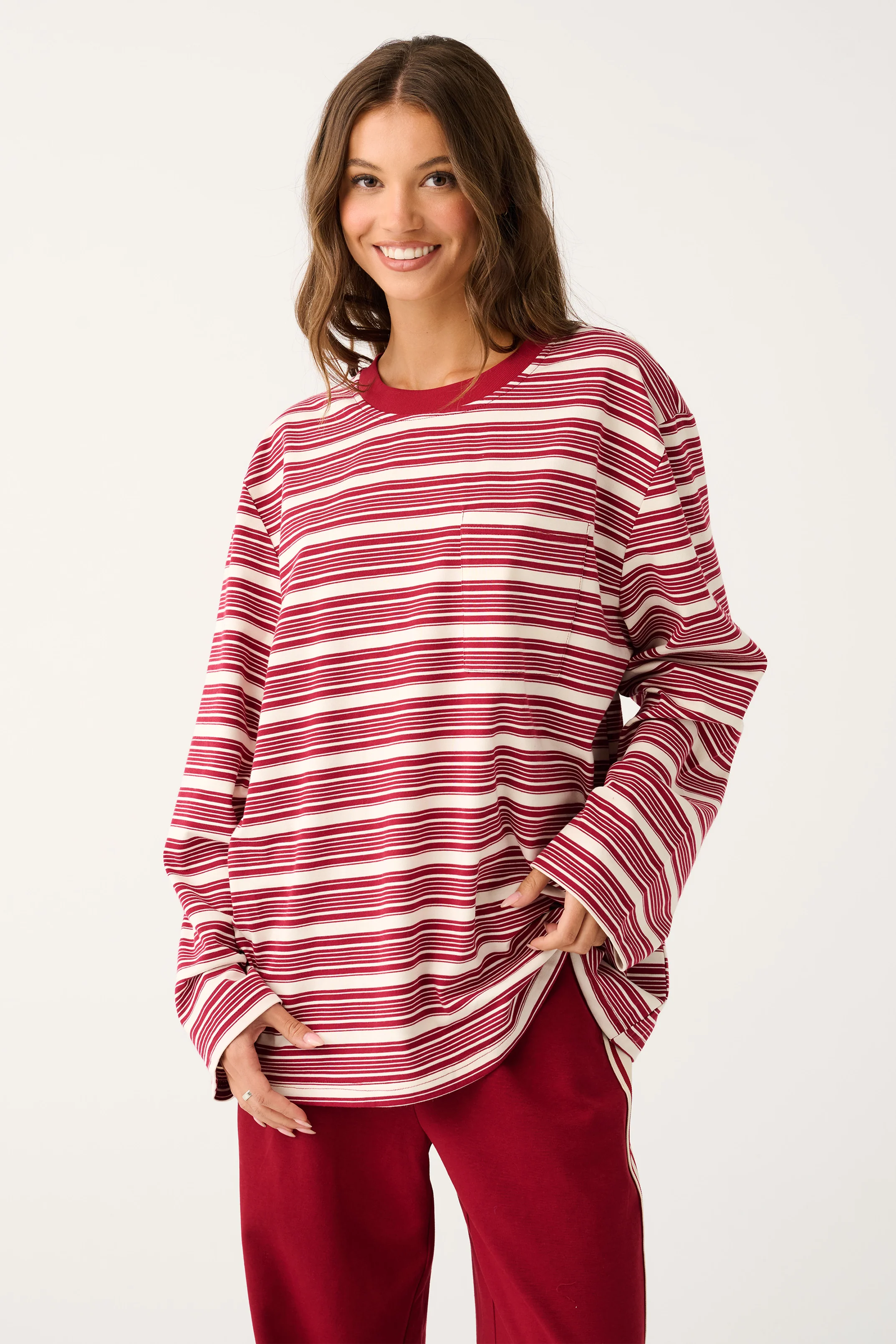 Harley Long Sleeve Tee Mulberry