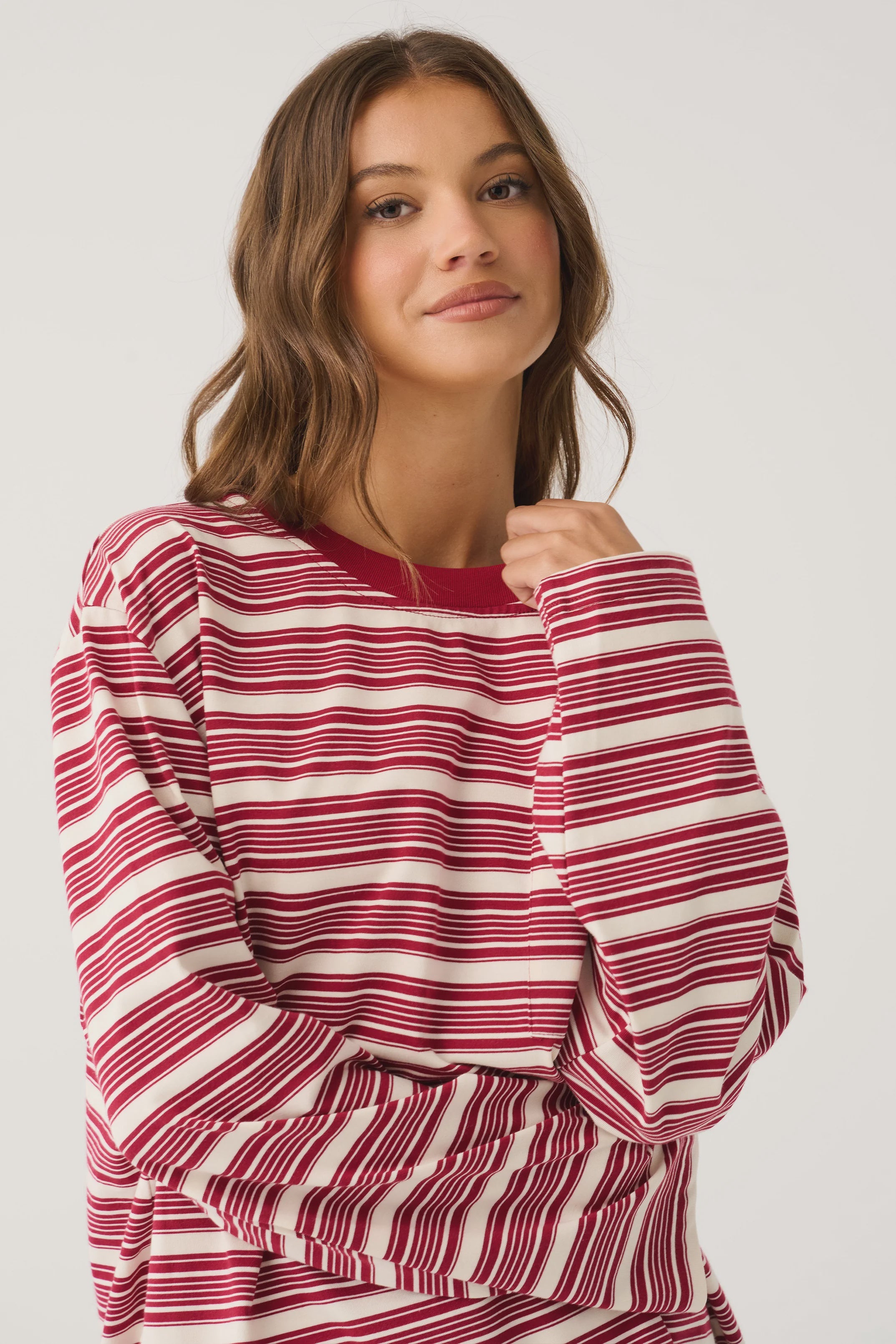 Harley Long Sleeve Tee Mulberry