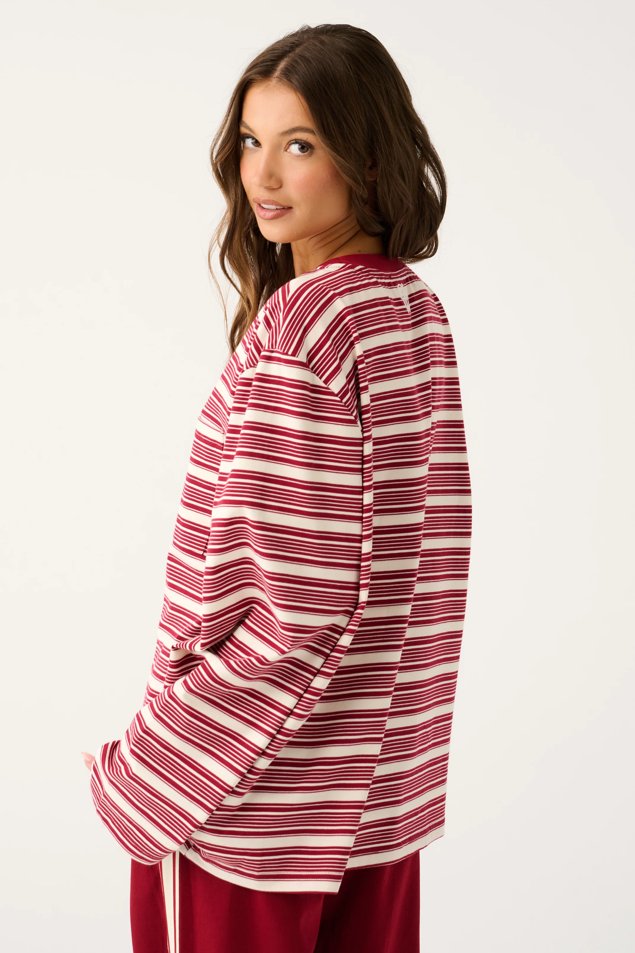 Harley Long Sleeve Tee Mulberry
