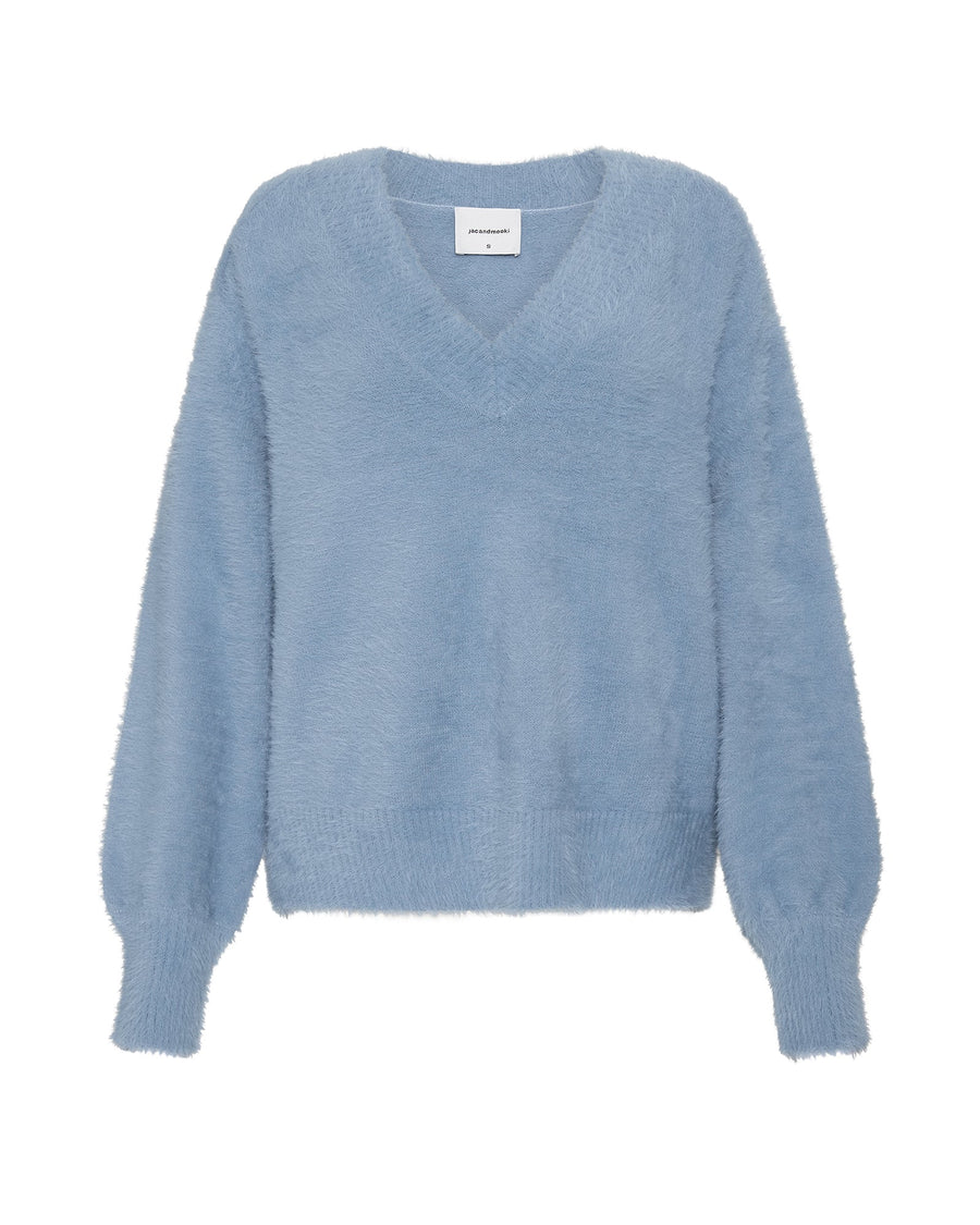 Zali Knit Blue Fog - Kohl and Soda