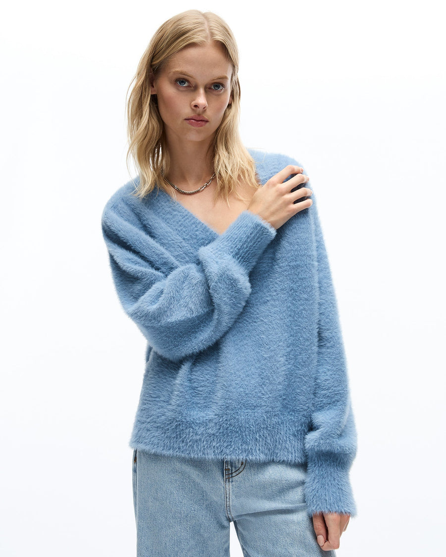 Zali Knit Blue Fog - Kohl and Soda