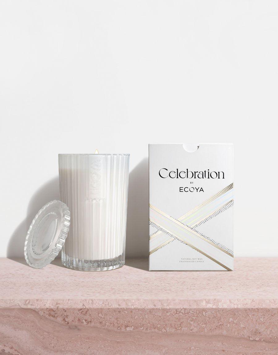 Shop White Musk & Warm Vanilla Celebration Candle - At Kohl and Soda | Ready To Ship!