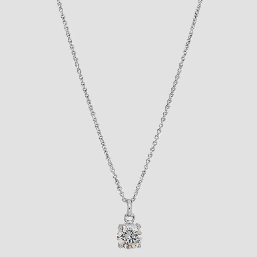 Shop Ballet Necklace Silver - At Kohl and Soda | Ready To Ship!