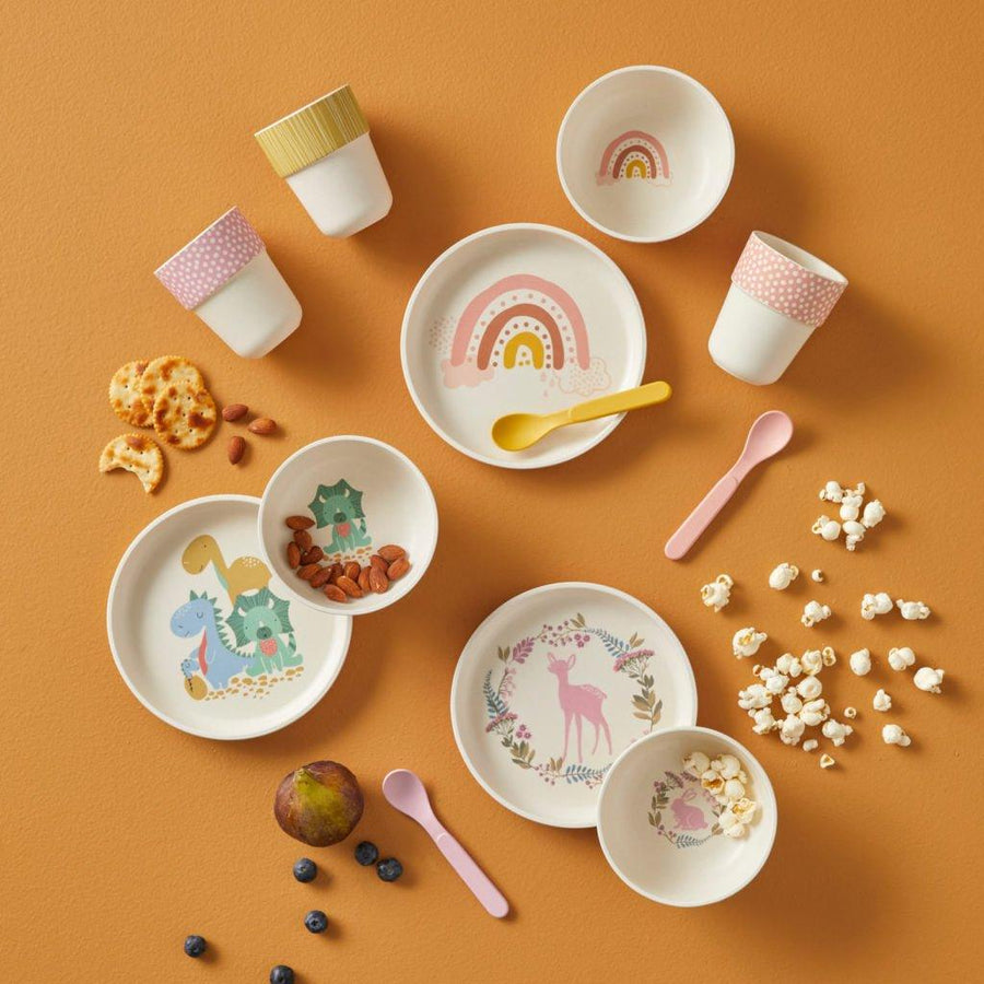 Shop Bamboo Kids 4-Piece Dinner Set - At Kohl and Soda | Ready To Ship!