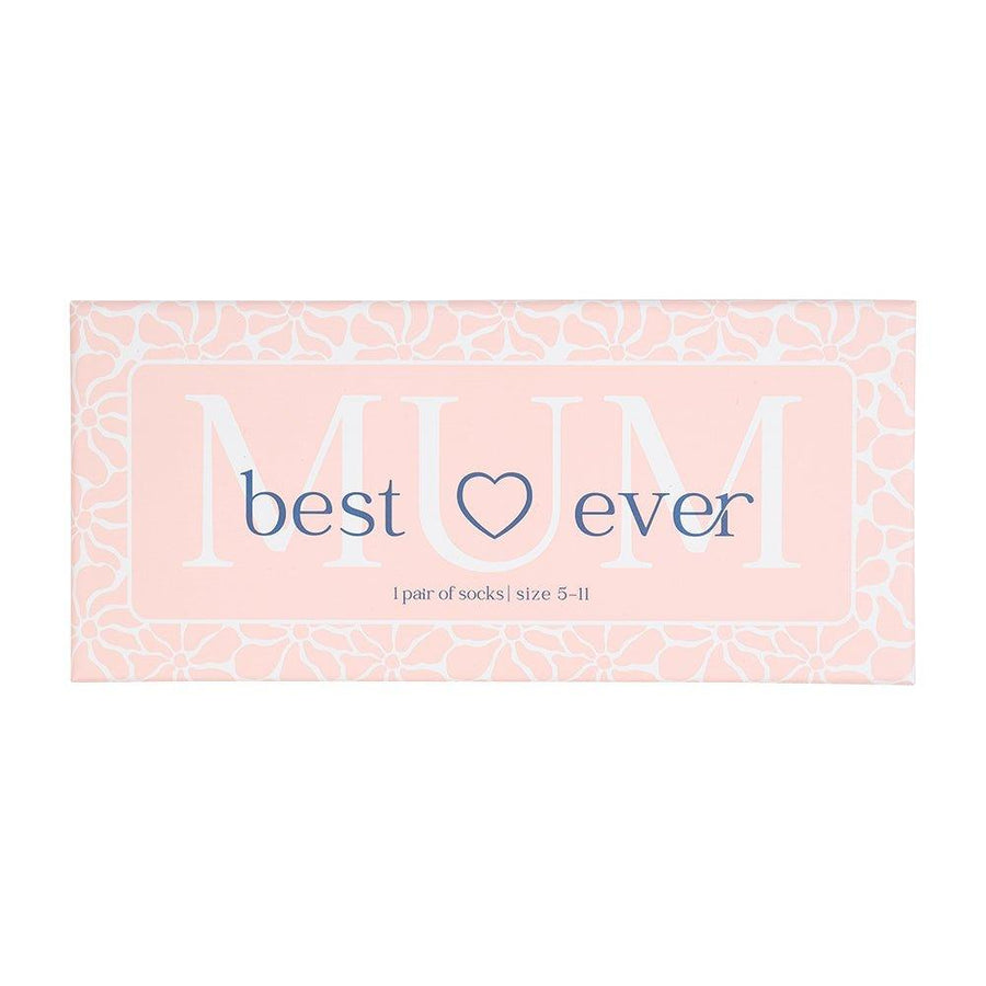 Shop Best Mum Ever Socks Boxed - At Kohl and Soda | Ready To Ship!