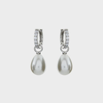 Bindi Baroque Pearl Silver Earrings - Kohl and Soda