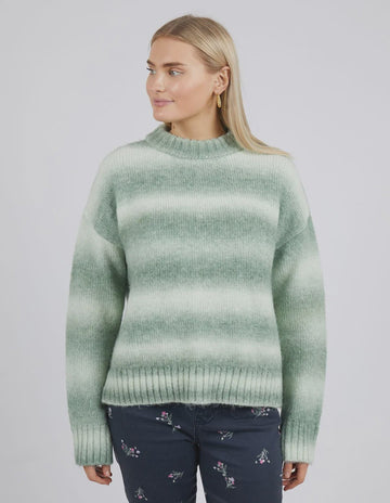 Briony Ombre Knit Green Combo - Kohl and Soda