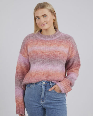 Briony Ombre Knit Pink Combo - Kohl and Soda