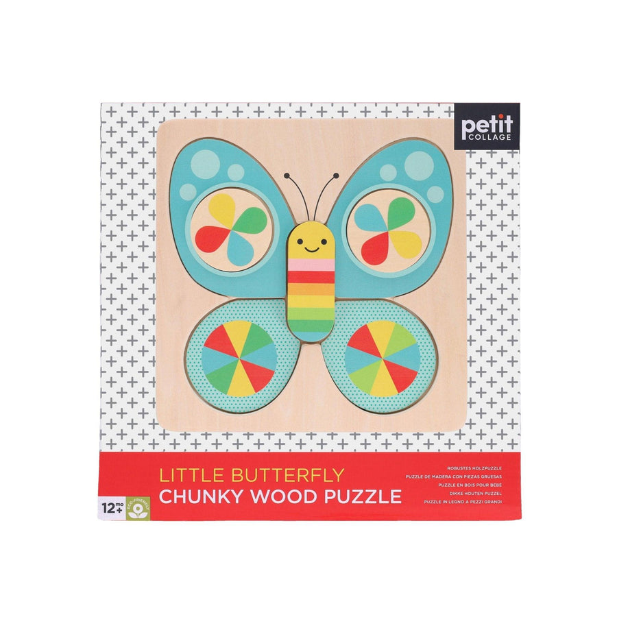 Shop Chunky Wood Puzzle - Little Butterfly - At Kohl and Soda | Ready To Ship!