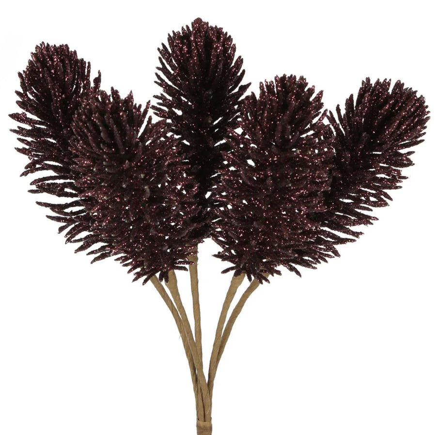 Coco Spike Floral Stem Plum - Kohl and Soda