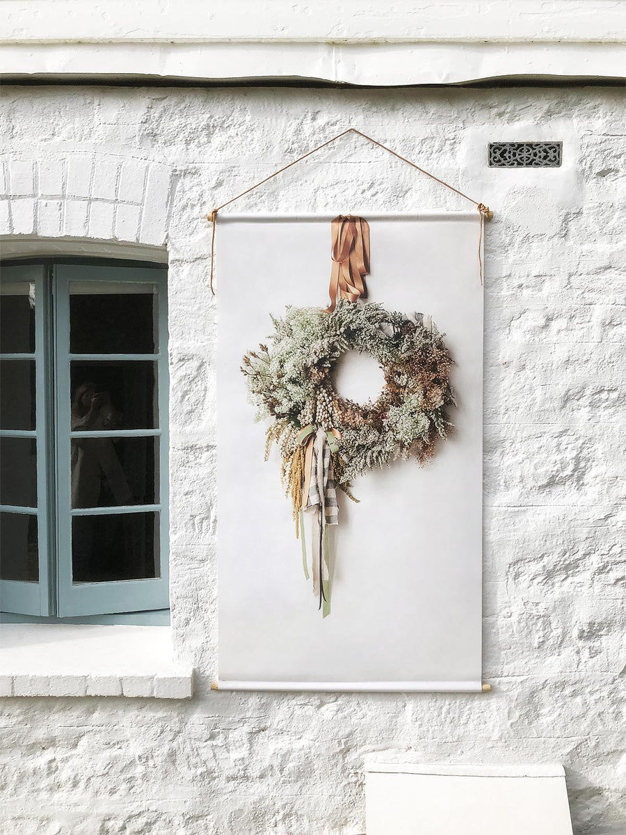Country Style Wreath Wall Hanging - Kohl and Soda