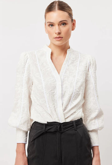 Cruise Embroidered Cotton Shirt - Kohl and Soda