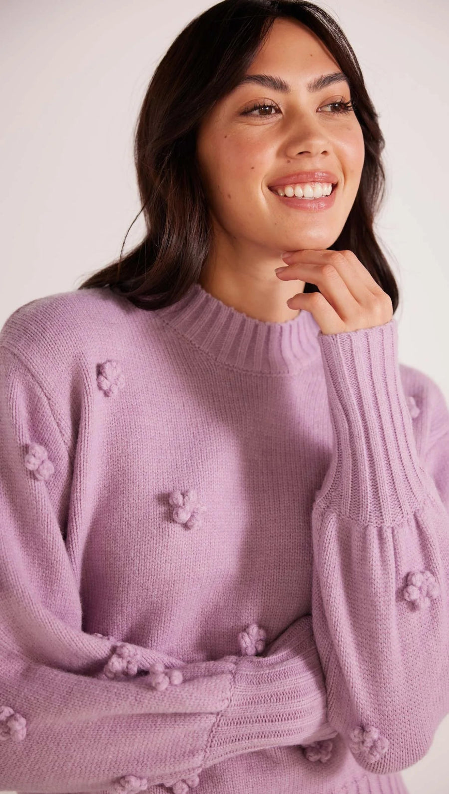 Daisy 3D Flower Knit Sweater - Kohl and Soda