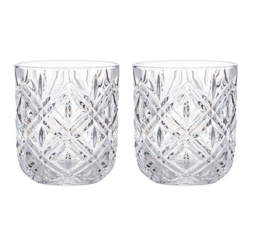 Deluxe Double Old Fashioned Glass set of 2 - Kohl and Soda