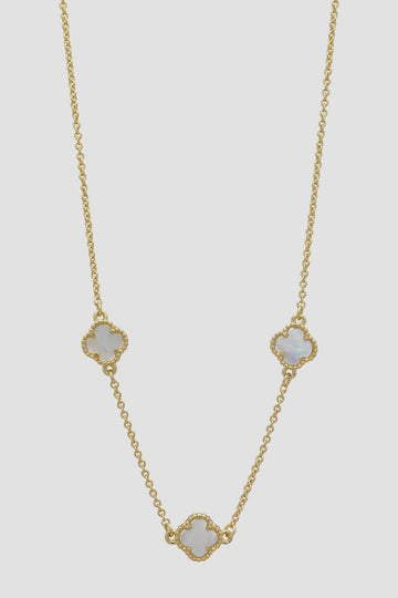 Duchess Gold Mother of Pearl Necklace - Kohl and Soda