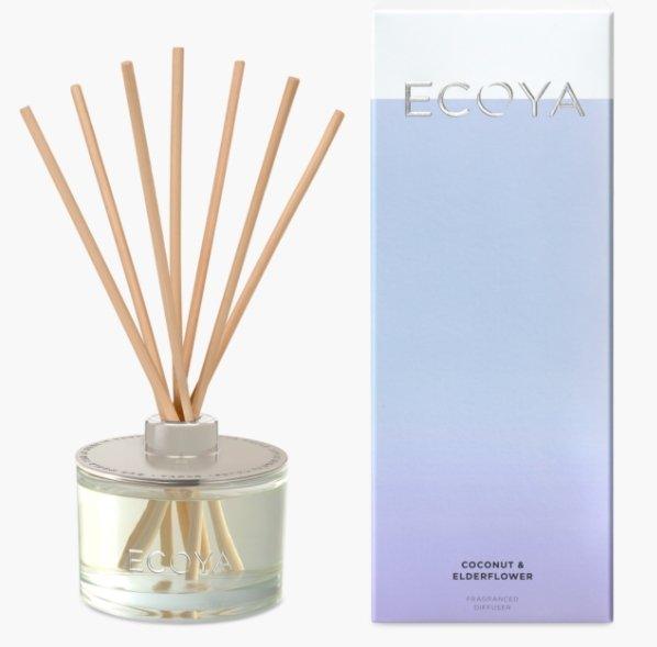 Shop Coconut & Elderflower Mini Reed Diffuser - At Kohl and Soda | Ready To Ship!