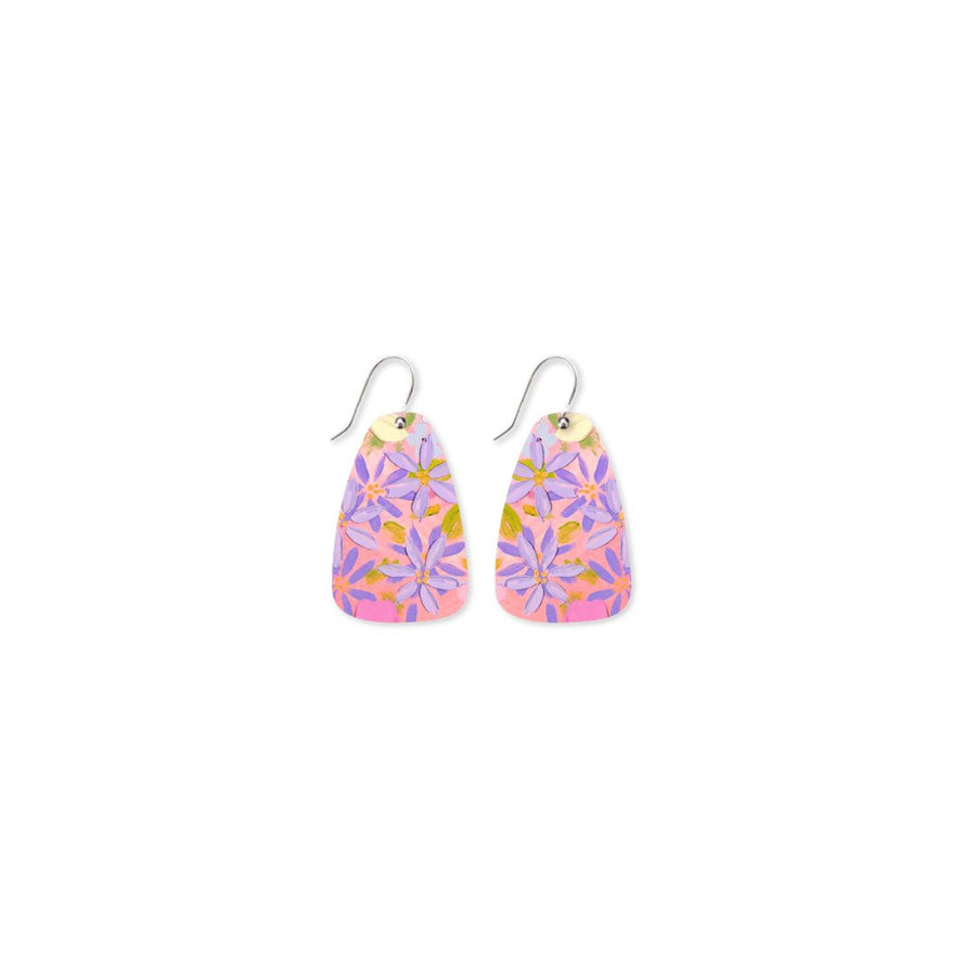 Floating Florals Large Summit Drop Earrings - Kohl and Soda