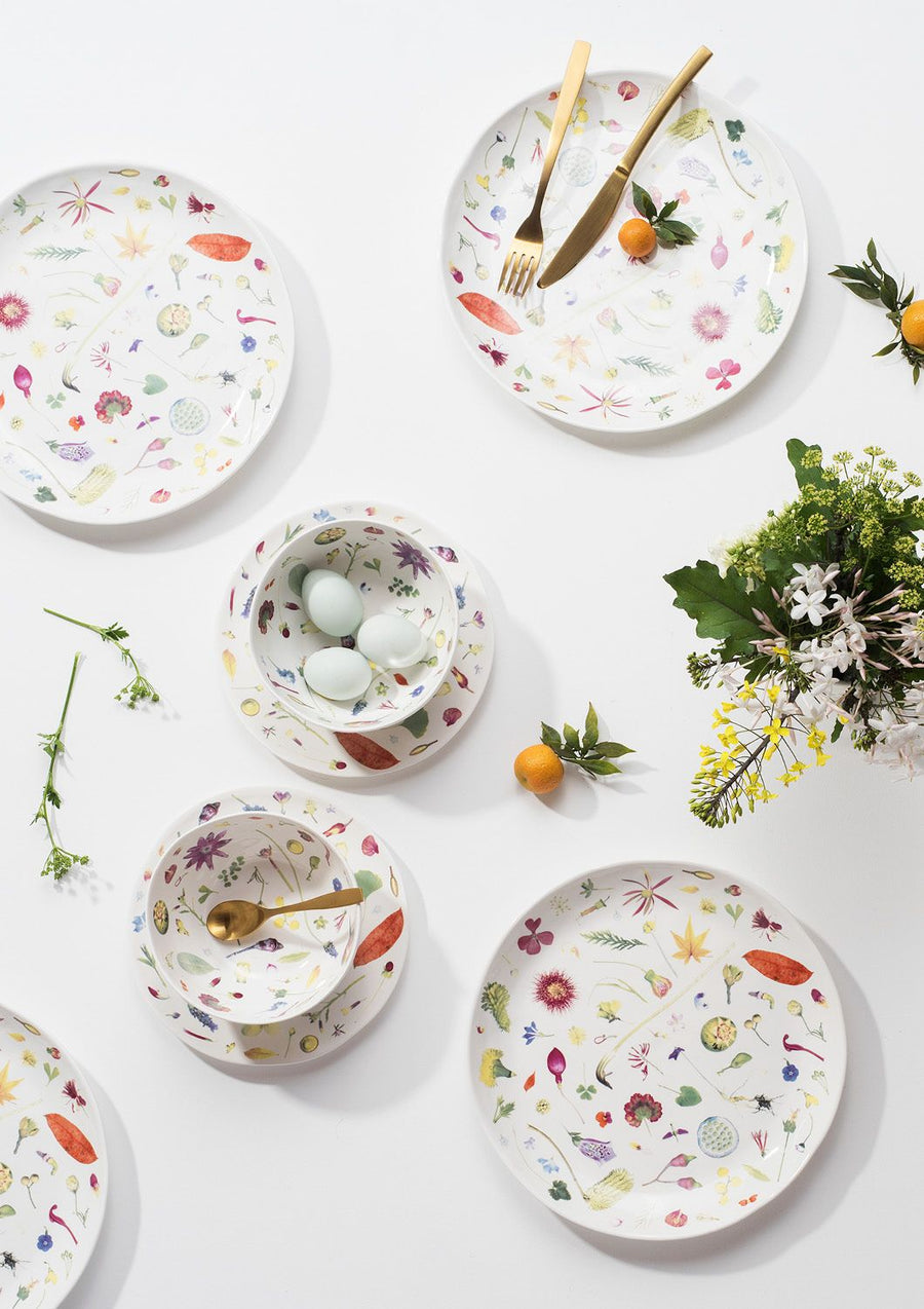 Floral Forager Dinner Plate - Kohl and Soda