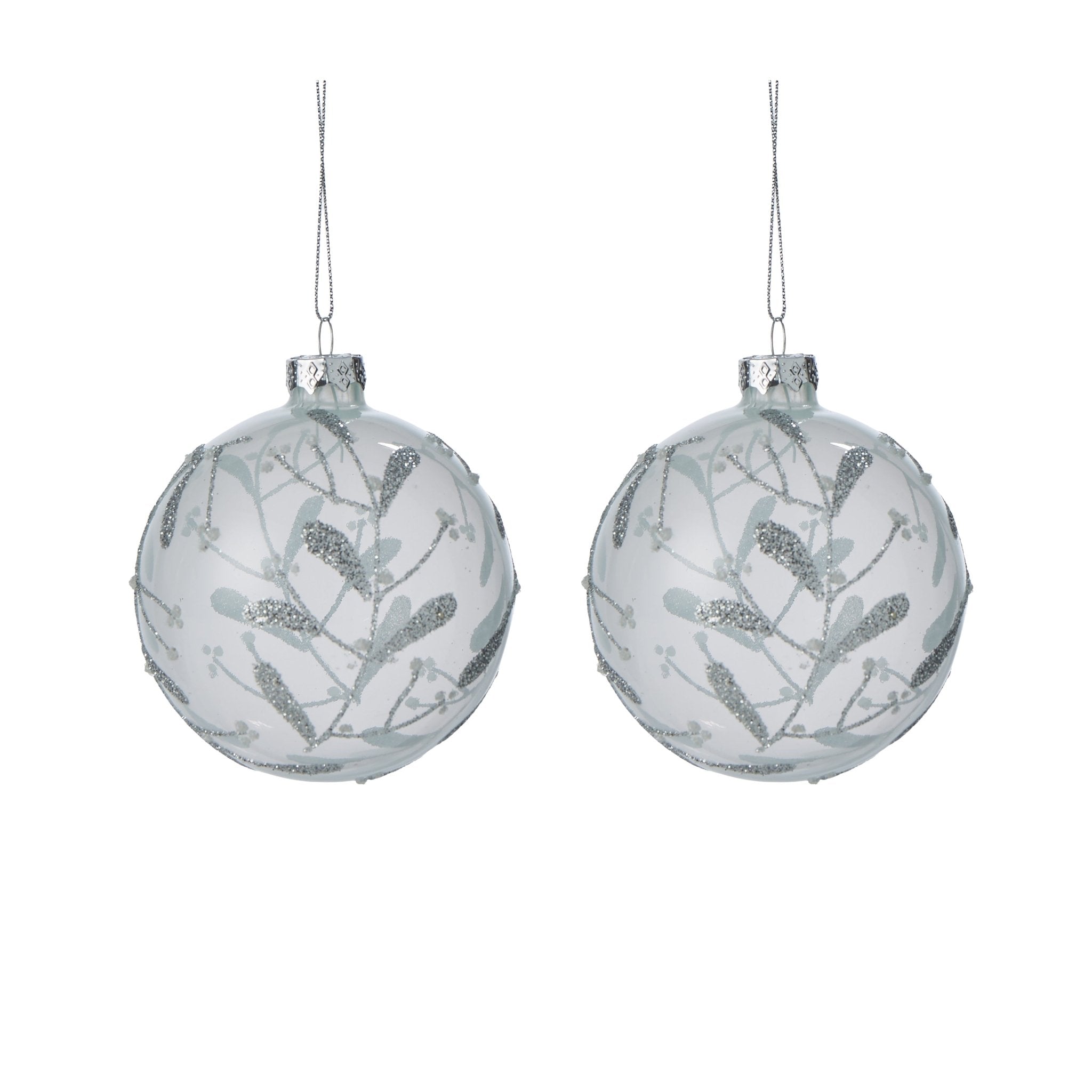 Frosted Mistletoe Ornament by – Kohl and Soda