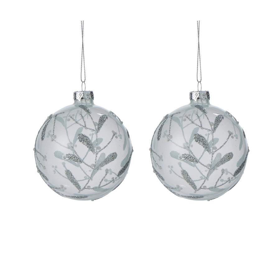 Frosted Mistletoe Ornament - Kohl and Soda